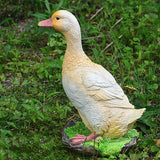 Realistic Outdoor Garden Resin Artificial Simulation Duck Model Sculpture Garden Pond Statues Decor Crafts