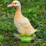 Realistic Outdoor Garden Resin Artificial Simulation Duck Model Sculpture Garden Pond Statues Decor Crafts