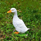 Realistic Outdoor Garden Resin Artificial Simulation Duck Model Sculpture Garden Pond Statues Decor Crafts