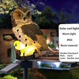 Owl Solar Light with Solar LED Panel Fake Owl Waterproof IP65 Outdoor Solar Powered Led Path Lawn Yard Garden Lamps Decor