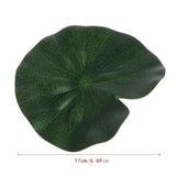 1 PCS Artificial Lotus Water Lily Floating Flower Pond Tank Plant Ornament 10cm Home Garden Pond Decoration