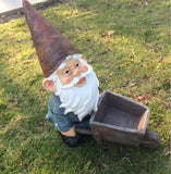 Unique,High-30cm,American Country Elf Dwarf Cart Home Farm Decoration Micro Landscape Garden Gardening Decoration